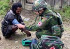 TNI Hadir di Pedalaman Nduga: Berikan Kesehatan Gratis Jangkau Warga